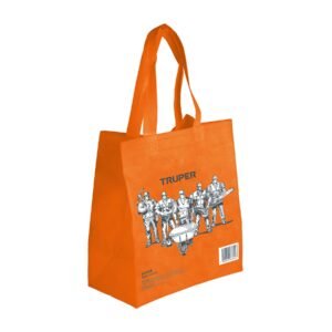 Bolsa ecológica naranja de 30 x 34 cm, Truper