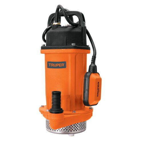 100171 - Bomba sumergible hierro fundido, agua limpia, 1 HP, TRUPER
