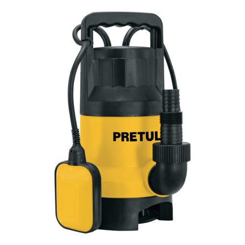 27198 - Bomba sumergible plástica, 1 HP para agua sucia, Pretul