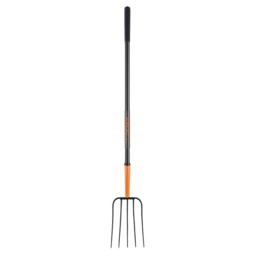 102101 - Bieldo para paja, 5 dientes, mgo largo de acero 48" TRUPER