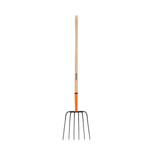 11009 - Bieldo para paja, 6 dientes, mgo largo 48", TRUPER