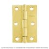 BR-151.jpg 43193 - Bisagra rectangular 1-1/2" acero latonado, HERMEX