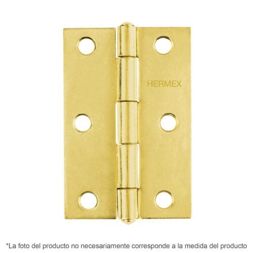 BR-151.jpg 43193 - Bisagra rectangular 1-1/2" acero latonado, HERMEX