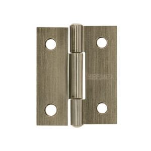 46910 - Bisagra rectangular 1-1/2" latón antiguo, HERMEX