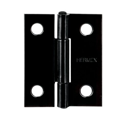 45633 - Bisagra rectangular 1-1/2" negra, HERMEX