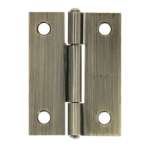 46911 - Bisagra rectangular 2" latón antiguo, HERMEX