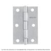 43188 - Bisagra rectangular 2-1/2" acero pulido, HERMEX