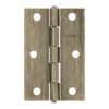 46912 - Bisagra rectangular 2-1/2" latón antiguo, HERMEX