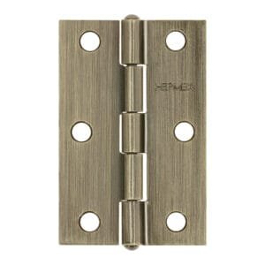 46912 - Bisagra rectangular 2-1/2" latón antiguo, HERMEX