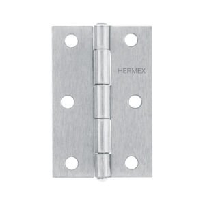 43189 - Bisagra rectangular 3" acero pulido, HERMEX