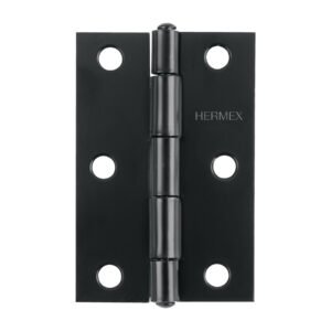 45636 - Bisagra rectangular 3" negra, HERMEX