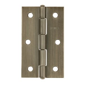 46914 - Bisagra rectangular 3-1/2" latón antiguo, HERMEX