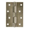 46915 - Bisagra rectangular 4" latón antiguo, HERMEX