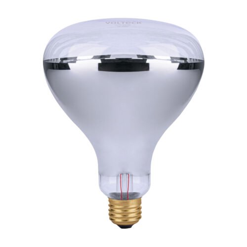 46834 - Lámpara incandescente de calor, BR40 250 Watts, transparente