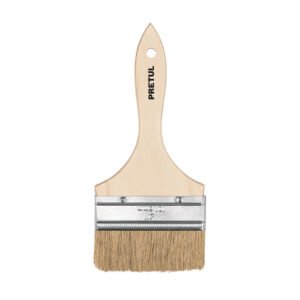 24476 - Brocha uso general de 4" con mango de madera, Pretul