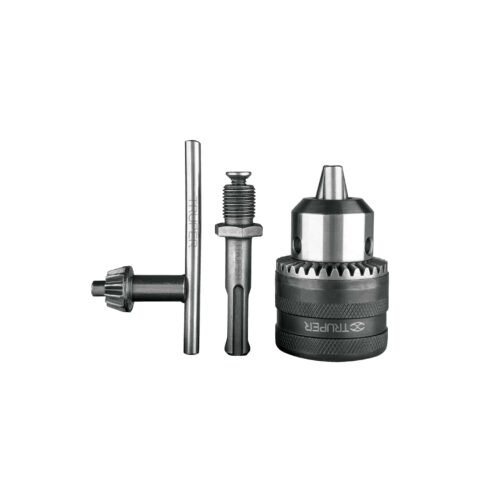 BRO-1-2S.jpg 102475 - Broquero 1/2" con llave y adaptador SDS Plus, TRUPER