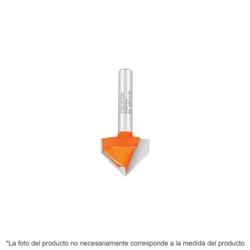 11465 - Broca para router, corte en "V", 3/8", Truper