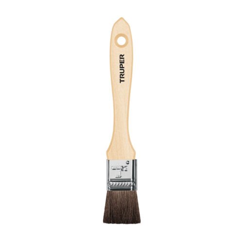 12466 - Brocha pelo de camello de 1" con mango de madera, Truper