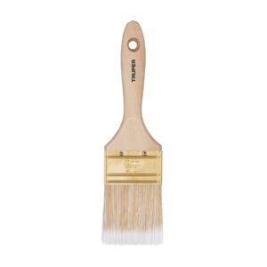 13345 - Brocha cerdas sintéticas 2-1/2" corte recto, mango de madera