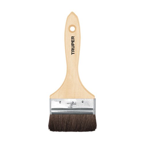 12469 - Brocha pelo de camello de 3" con mango de madera, Truper