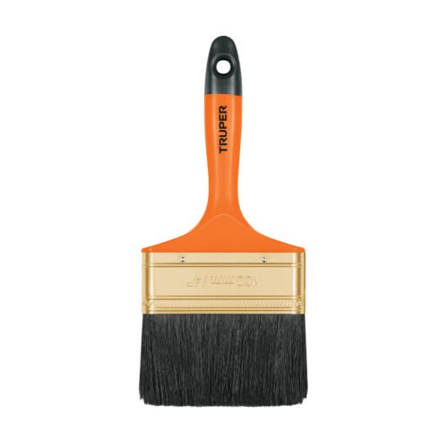 14486 - Brocha profesional de 4" con mango de plástico, Truper