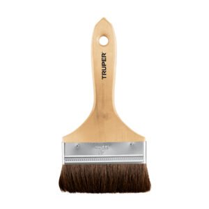 12470 - Brocha pelo de camello de 4" con mango de madera, Truper