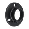 46582 - Brida negra para tubo redondo de closet, HERMEX