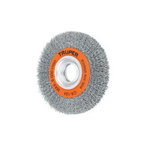 11520 - Carda alambre ondulado 6" x 3/4" para esmeril, Truper