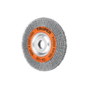 CA-108.jpg 17525 - Carda alambre ondulado 8" x 7/8" para esmeril, Truper
