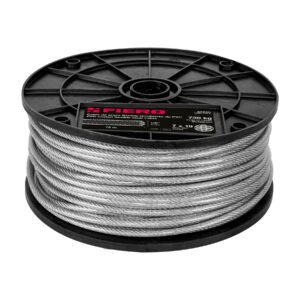44225 - Metro cable flexible 1/8" acero 7x19 recubierto PVC, 75 m