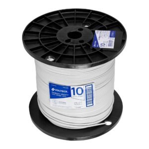 40114 - Metro de cable THHW-LS 10 AWG blanco en carrete de 500 m