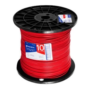 40126 - Metro de cable THHW-LS 10 AWG rojo en carrete de 500 m