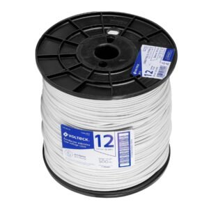 40113 - Metro de cable THHW-LS 12 AWG blanco en carrete de 500 m