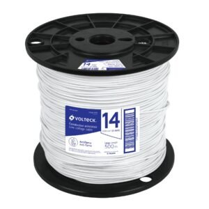 40112 - Metro de cable THHW-LS 14 AWG blanco en carrete de 500 m