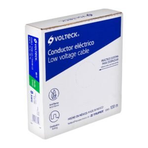 46062 - Rollo de 100 m de cable THHW-LS 8 AWG verde, Volteck