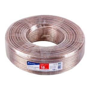 46270 - Rollo de 100 m cable polarizado transparente p/bocina 18 AWG