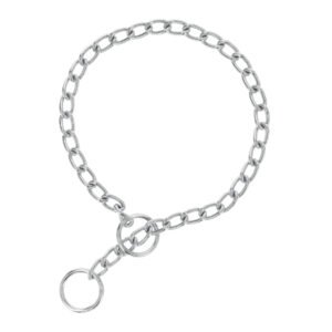 44291 - Collar de entrenamiento para perro, 50 cm, eslabón de 3 mm