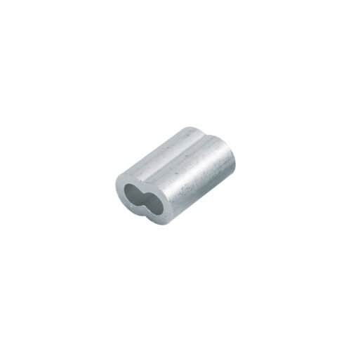 48367 - Bolsa con 50 casquillos dobles de aluminio, 1/4", FIERO