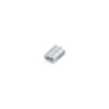 48365 - Bolsa con 50 casquillos dobles de aluminio, 1/8", FIERO