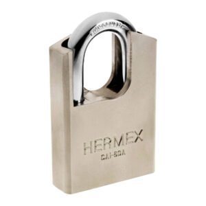 43335 - Candado de acero, máxima seguridad, 60mm, llave anti-ganzúa