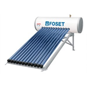 49965 - Calentador solar HeatPipe, 12 tubos, 150L, 4 personas, Foset