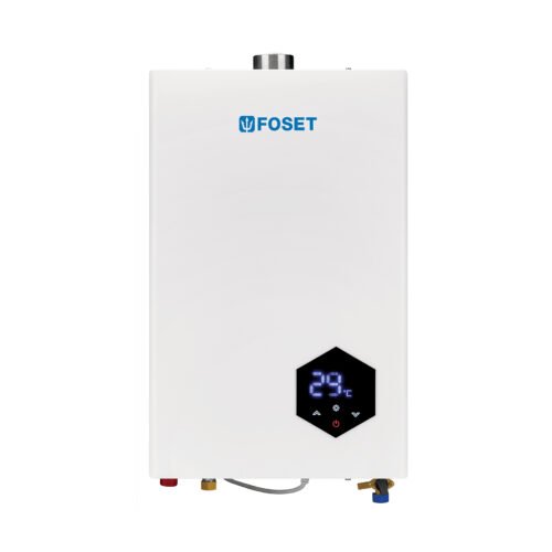 48015 - Calentador instantáneo modulante, 14L, 2 serv, gas LP, Foset