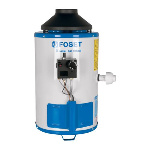 47923 - Calentador de paso, rápida recup, 6L, 1 serv, gas nat, Foset
