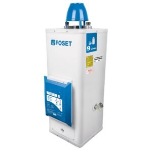 45278 - Calentador de paso, electrónico,9L, 2 servicios,gas LP,Foset
