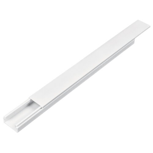 46284 - Canaleta de 1 vía 10 x 20 mm, con adhesivo, VOLTECK