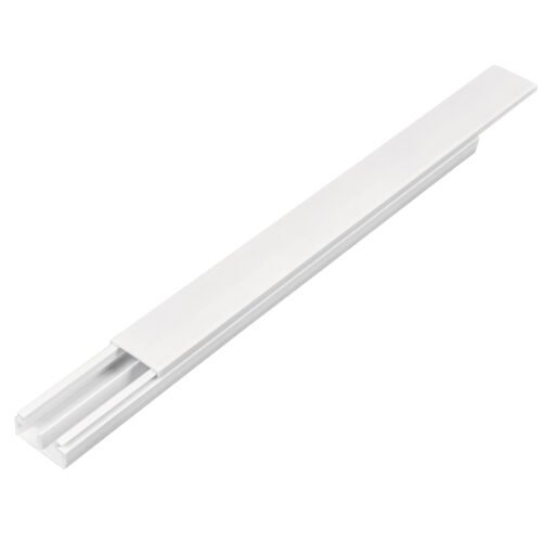 46283 - Canaleta de 2 vías 10 x 20 mm, con división, VOLTECK