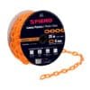 44175 - Metro de cadena de 5 mm de plástico naranja, carrete de 25 m