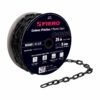 44170 - Metro de cadena de 5 mm de plástico negra, carrete de 25 m