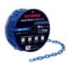 44173 - Metro de cadena de 5 mm de plástico azul, carrete de 25 m