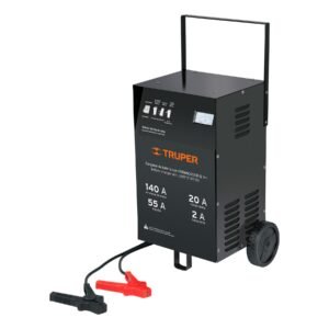 13028 - Cargador c/arrancador de 140 A para baterías de 12 V, TRUPER